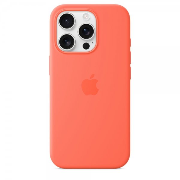 Apple Original iPhone 16 Pro Deksel Silikon Deksel MagSafe Tangerine