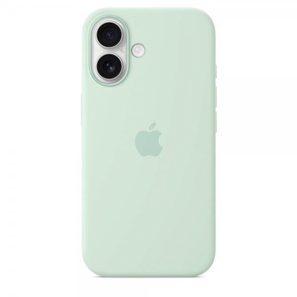 Apple Original iPhone 16 Deksel Silikon Deksel MagSafe Aquamarine