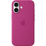 Apple Original iPhone 16 Deksel Silikon Deksel MagSafe Fuchsia