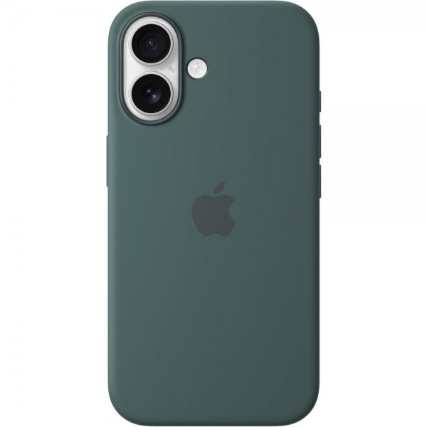 Apple Original iPhone 16 Deksel Silikon Deksel MagSafe Lake Green