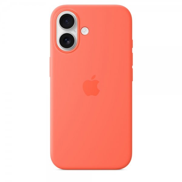 Apple Original iPhone 16 Deksel Silikon Deksel MagSafe Tangerine