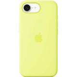 Apple Original iPhone 16e Deksel Silikon Deksel Neon Gul