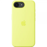 Apple Original iPhone 16e Deksel Silikon Deksel Neon Gul
