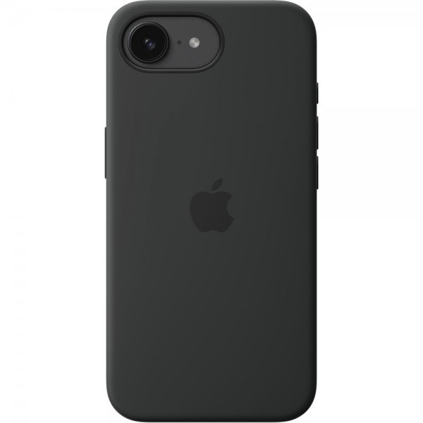Apple Original iPhone 16e Deksel Silikon Deksel Svart