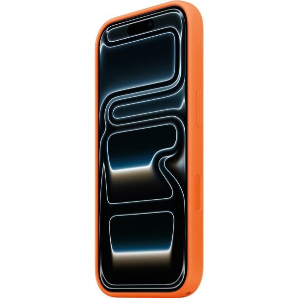 Apple Original iPhone 17 Pro Deksel Silikon Deksel MagSafe Oransje