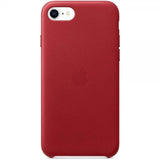 Apple Original iPhone 7/8/SE Deksel Leather Case Rød