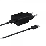 Samsung Original Lader 15W PD Power Adapter med USB-C Kabel Svart