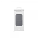 Samsung Original Trådløs lader Super Fast Wireless Charger Duo Dark Gray