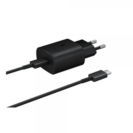 Samsung Original Lader 25W med Type C til Type C-Kabel Svart