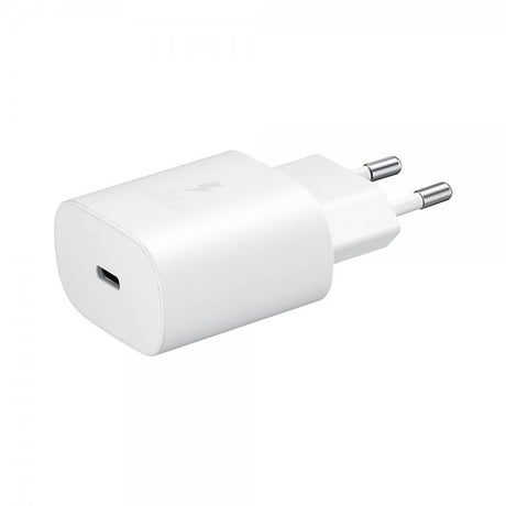 Samsung Original VäggLader 25W med Type C till Type C-Kabel Hvit