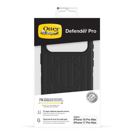 Otterbox iPhone 17 Pro Max/iPhone 18 Pro Max Deksel Defender Pro MagSafe Svart