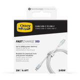 Otterbox Kabel Standard USB-C 240W 2m Hvit