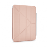 Pipetto iPad Air 11 (M2/M3) Etui Origami No3 Pencil Case Metallic Rosa