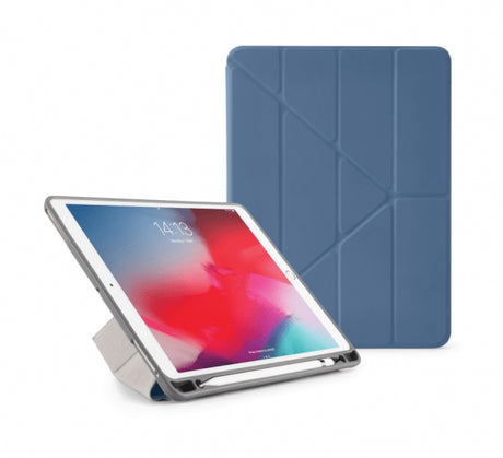 Pipetto iPad Air 2019 (gen 3)/iPad Pro 10.5 Etui Origami Pencil Marineblå