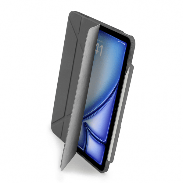 Pipetto iPad Air 11 (M2/M3) Etui Origami No3 Pencil Case Grå