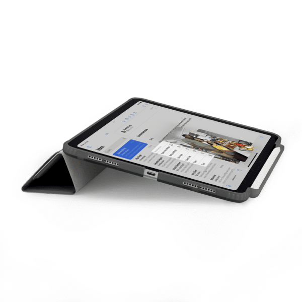 Pipetto iPad Air 11 (M2/M3) Etui Origami No3 Pencil Case Grå