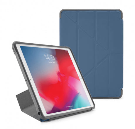 Pipetto iPad Air 2019 (gen 3)/iPad Pro 10.5 Etui Origami Shield Marineblå
