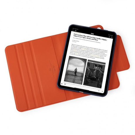 Pipetto iPad Air 11 (M2/M3) Etui Origami No5 Rotating Folio Case Mørkeblå