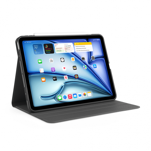 Pipetto iPad Air 11 (M2/M3) Etui Origami No5 Rotating Folio Case Svart