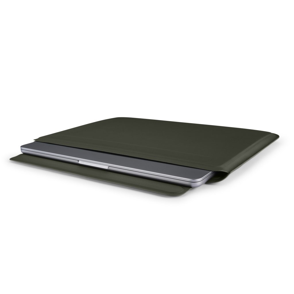 Pipetto Ultra Slim Sleeve for bærbar PC 13/14" mørkegrønn