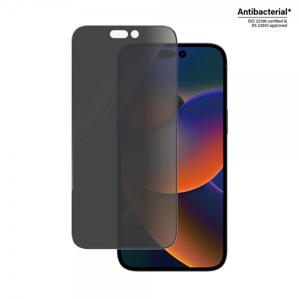 PanzerGlass iPhone 14 Pro Max Skjermbeskytter Ultra-Wide Fit Privacy