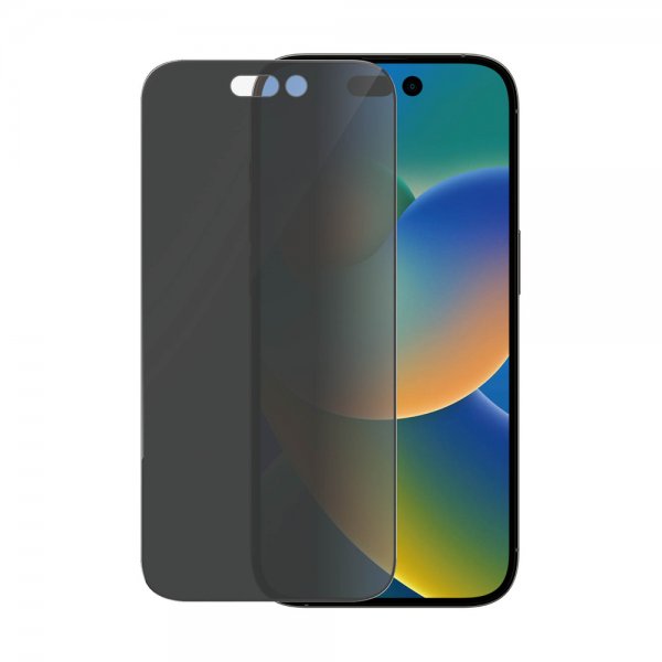 PanzerGlass iPhone 14 Pro Skjermbeskytter Ultra-Wide Fit Privacy EasyAligner