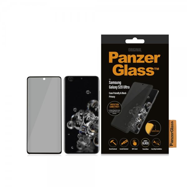 PanzerGlass Samsung Galaxy S20 Ultra Skjermbeskytter CaseFriendly Privacy