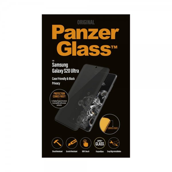 PanzerGlass Samsung Galaxy S20 Ultra Skjermbeskytter CaseFriendly Privacy