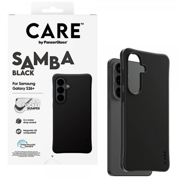 CARE by PanzerGlass Samsung Galaxy S26 Plus Deksel Samba MagSafe Svart