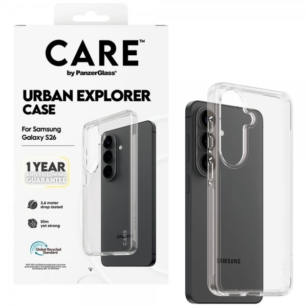 CARE by PanzerGlass Samsung Galaxy S26 Deksel Urban Explorer Transparent