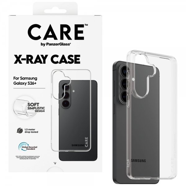 CARE by PanzerGlass Samsung Galaxy S26 Plus Deksel X-Ray Transparent