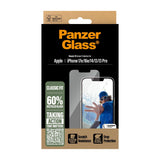 PanzerGlass iPhone 13/13 Pro/14/16e/17e Skjermbeskytter Classic Fit EasyAligner
