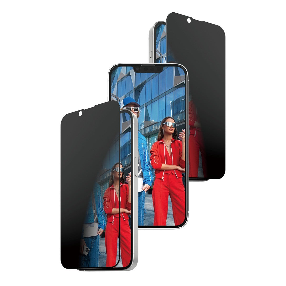 PanzerGlass iPhone 13/13 Pro/14/16e/17e Skjermbeskytter Ultra-Wide Fit Privacy Fastfit