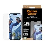 PanzerGlass iPhone 16 Pro/iPhone 17 Skjermbeskytter Classic Fit EasyAligner