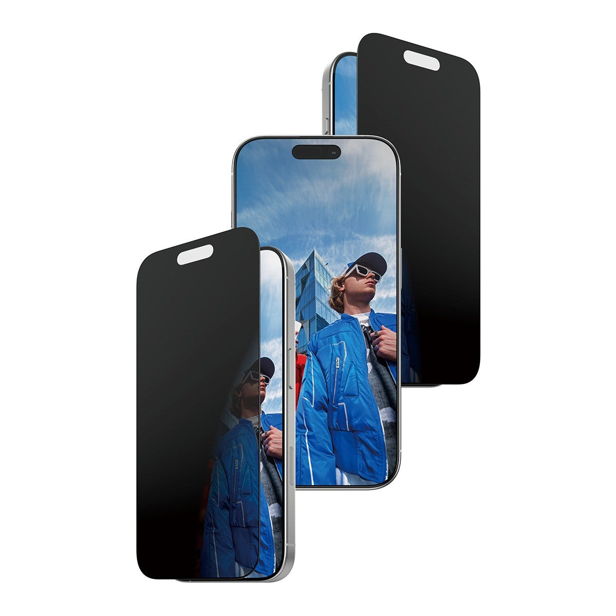PanzerGlass iPhone 16 Pro/iPhone 17 Skjermbeskytter Ultra-Wide Fit Privacy Fastfit