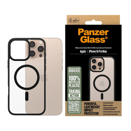 PanzerGlass iPhone 16 Pro Max Deksel HardCase MagSafe Svart