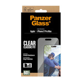 PanzerGlass iPhone 17 Pro Max Skjermbeskytter Classic Fit EasyAligner