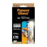 PanzerGlass iPhone 17 Pro Max Skjermbeskytter Ultra-Wide Fit Anti-reflective EasyAligner