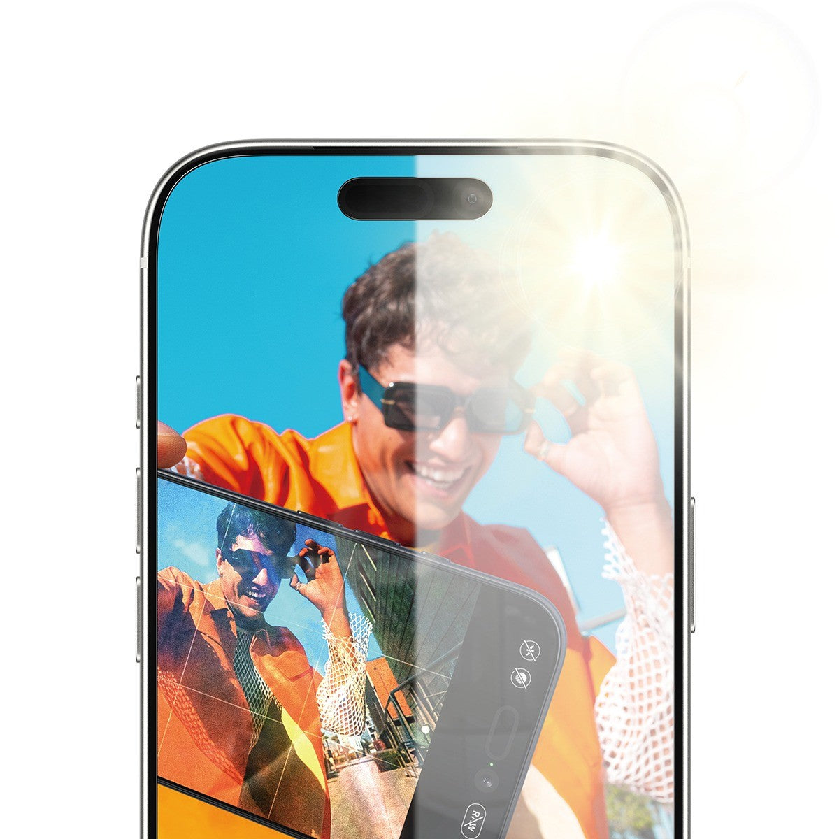 PanzerGlass iPhone 17 Pro Skjermbeskytter Ultra-Wide Fit Anti-reflective EasyAligner