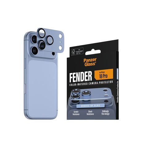 PanzerGlass iPhone 18 Pro Linsebeskyttelse Fender Blå