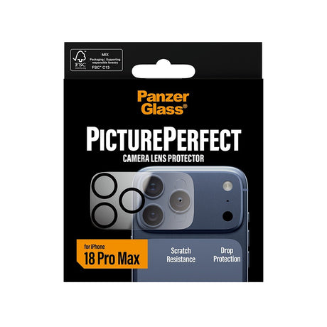 PanzerGlass iPhone 18 Pro Max Linsebeskyttelse PicturePerfect
