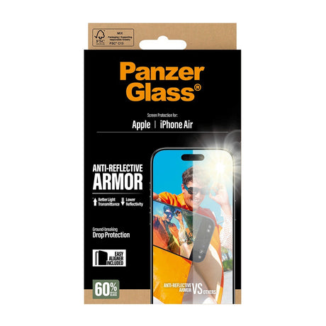 PanzerGlass iPhone Air Skjermbeskytter Ultra-Wide Fit Anti-reflective EasyAligner