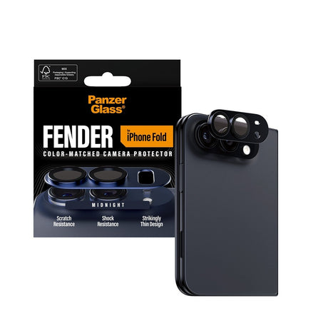 PanzerGlass iPhone Duo Linsebeskyttelse Fender Svart