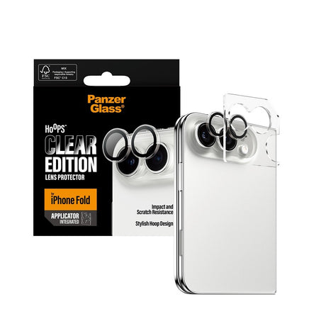 PanzerGlass iPhone Duo Linsebeskyttelse Hoops Klar