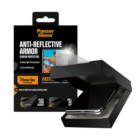 PanzerGlass iPhone Duo Skjermbeskytter Anti-reflective Armor Fastfit