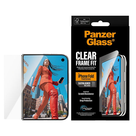 PanzerGlass iPhone Duo Skjermbeskytter Frame Fit EasyAligner