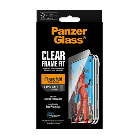 PanzerGlass iPhone Duo Skjermbeskytter Frame Fit EasyAligner