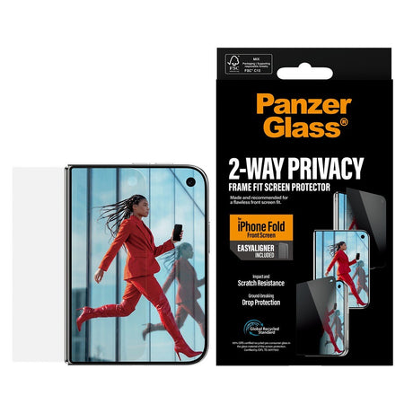 PanzerGlass iPhone Duo Skjermbeskytter Frame Fit Privacy EasyAligner
