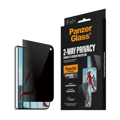 PanzerGlass iPhone Duo Skjermbeskytter Frame Fit Privacy EasyAligner