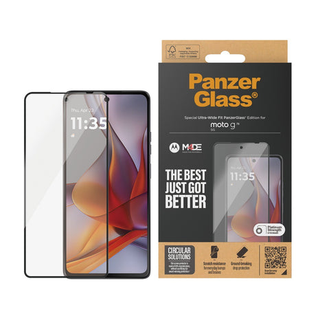 PanzerGlass Motorola Moto G75 Skjermbeskytter Ultra-Wide Fit